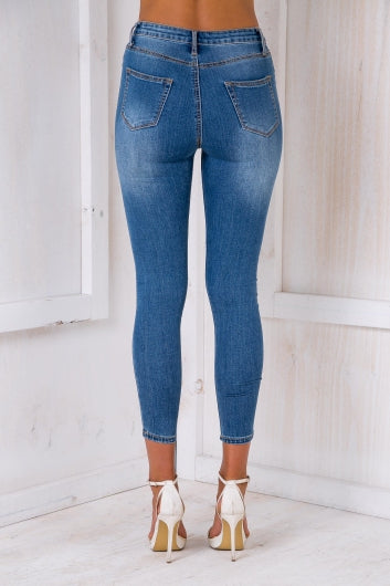 Aubrey Jeans Denim Blue