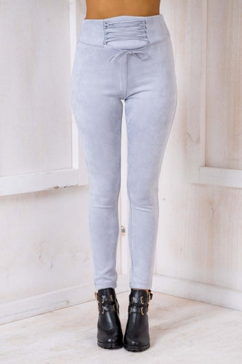 Love In The Mist Suede Pants Stelly