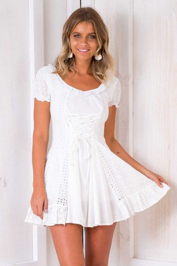 Lady Gaga Dress White / 8