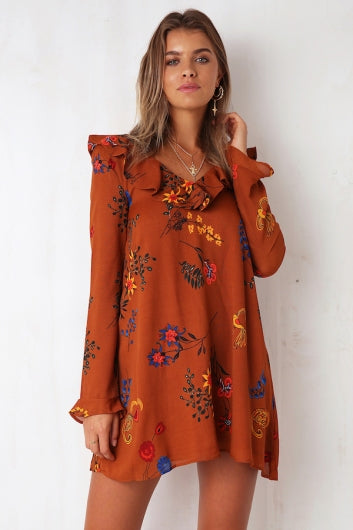 color-brown-floral