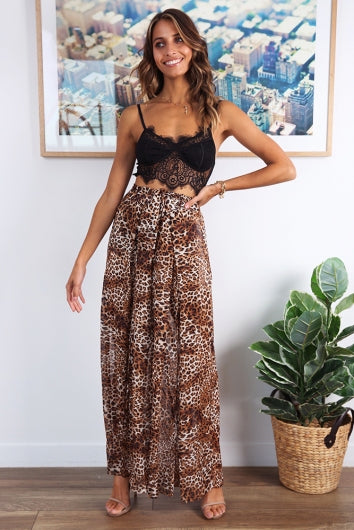 Leopard Print Rejini Pants