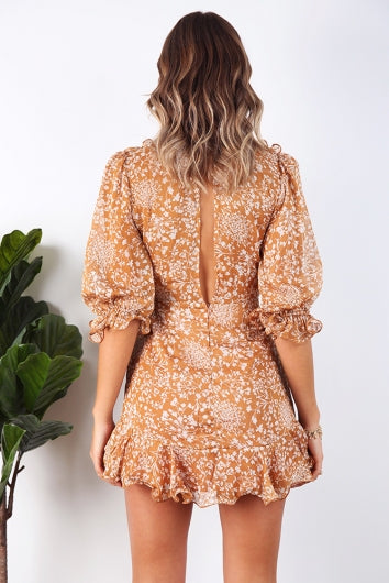 color-brown-floral