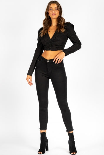 Strange Addiction Top Black