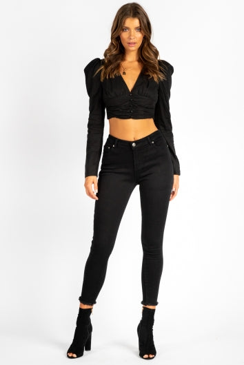 Strange Addiction Top Black