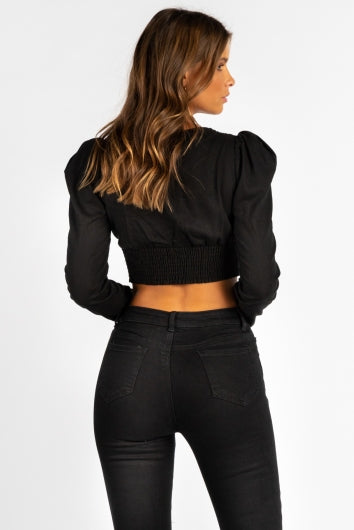 Strange Addiction Top Black