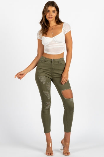 Video Game Top White