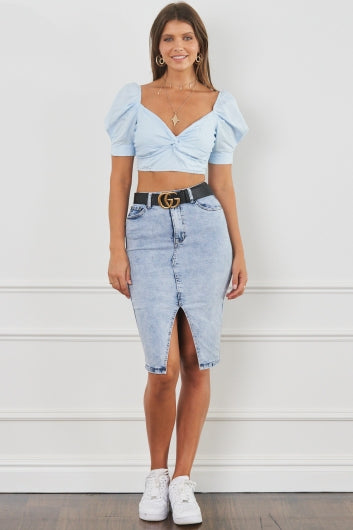 Square One Top Blue