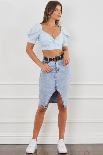 Square One Top Blue