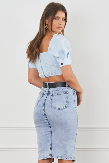 Square One Top Blue