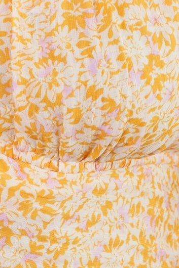 Yumi Top Orange Print