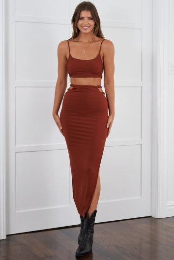 Carline Skirt Rust
