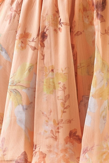 Rata Playsuit Apricot Print