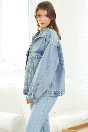Louia Jacket Blue Denim