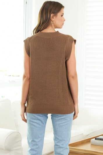Selina Vest Brown
