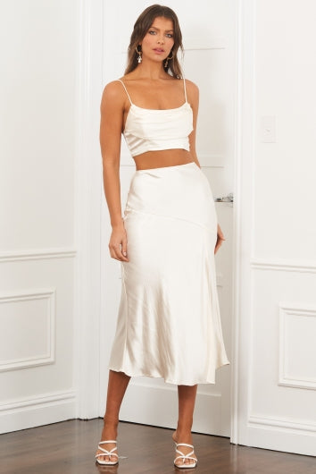 Quincy Skirt Oyster