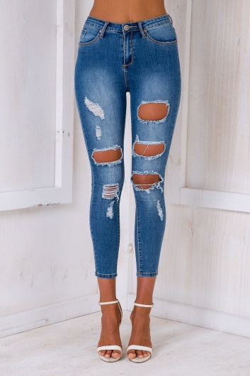Aubrey Jeans Denim Blue