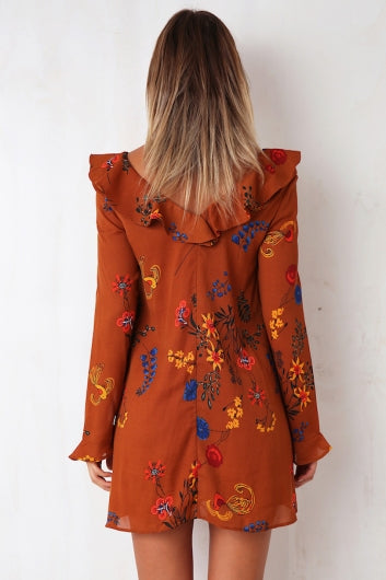 color-brown-floral