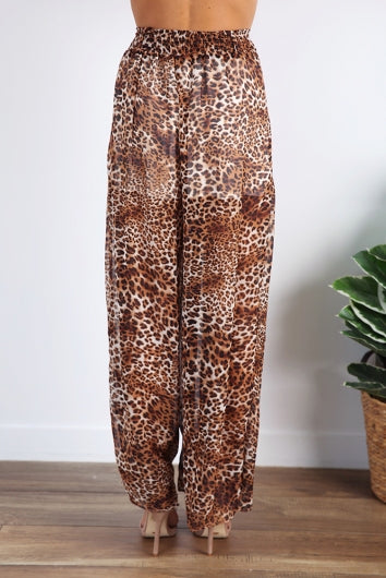 Leopard Print Rejini Pants