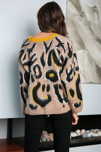 Wild Heart Jumper Beige