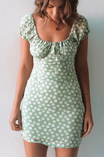 color-green-floral-dress