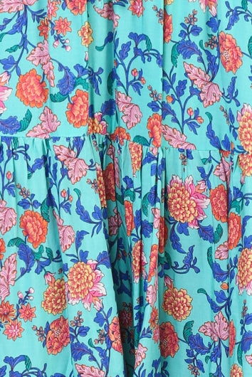 color-turquoise-orange-print