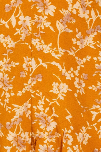 Maya Playsuit Mustard Print