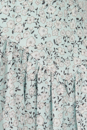 Akira Playsuit Blue Floral