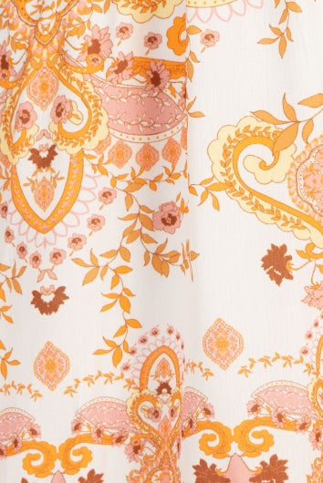 color-white-orange-print