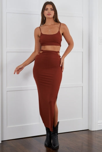Carline Skirt Rust