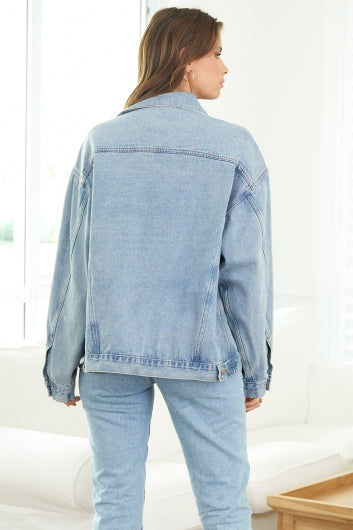 Louia Jacket Blue Denim